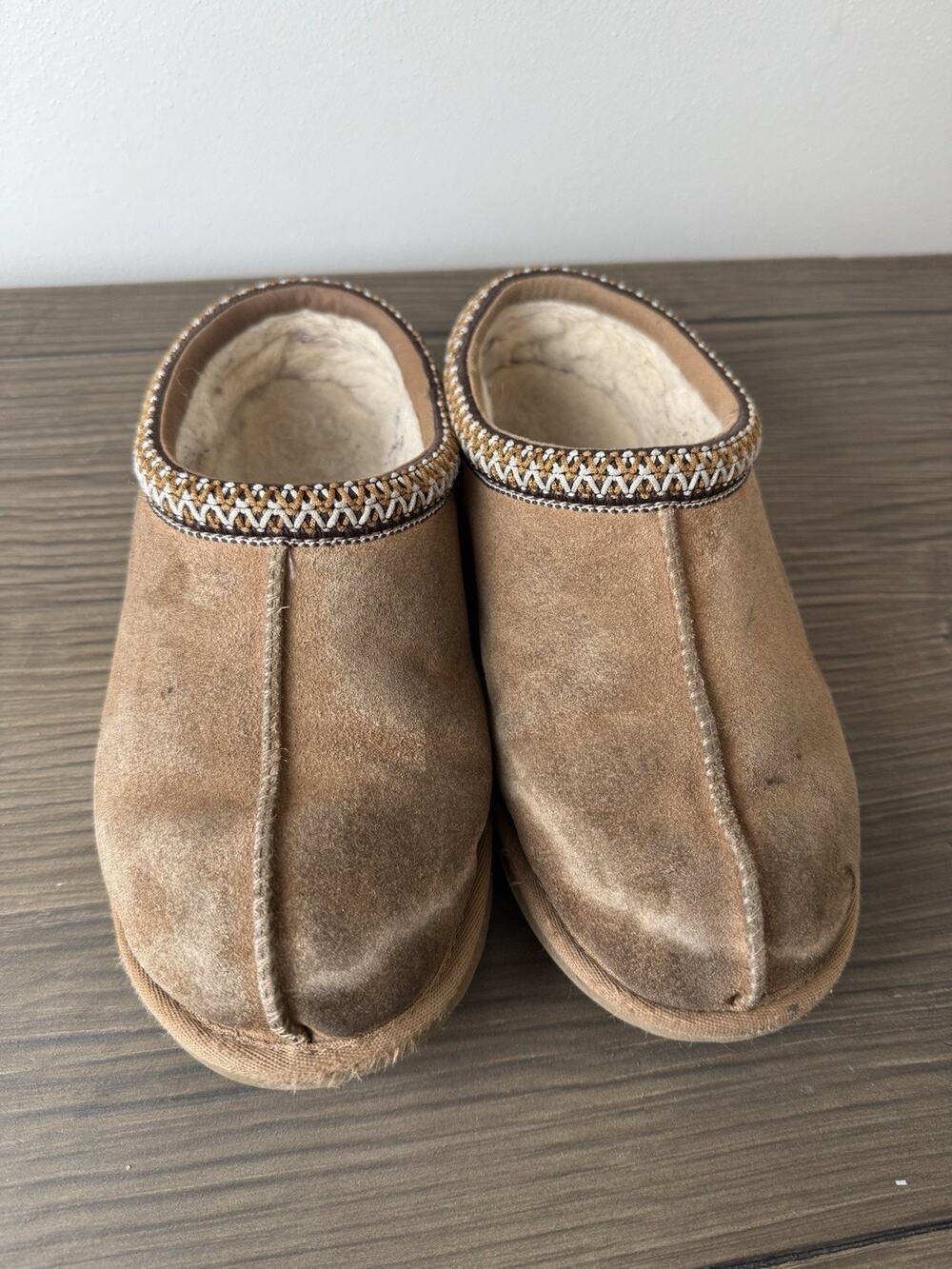 UGG Tasman Tazz Suede Women's Chestnut Size 6 USA